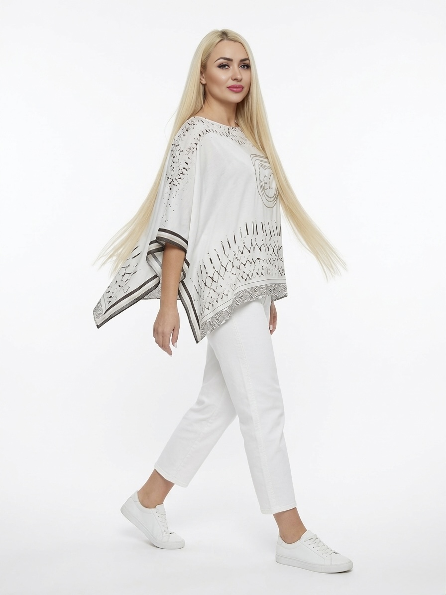 Пончо-блуза "Boho Minimal" - Зображення 2